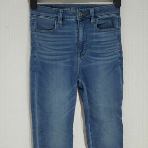 𝅺american Eagle super stretch 26x28 size 2 super high rise jeggings